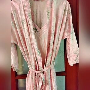 LONG NIGHTGOWN WITH MATCHING ROBE - TWO PIECE SET